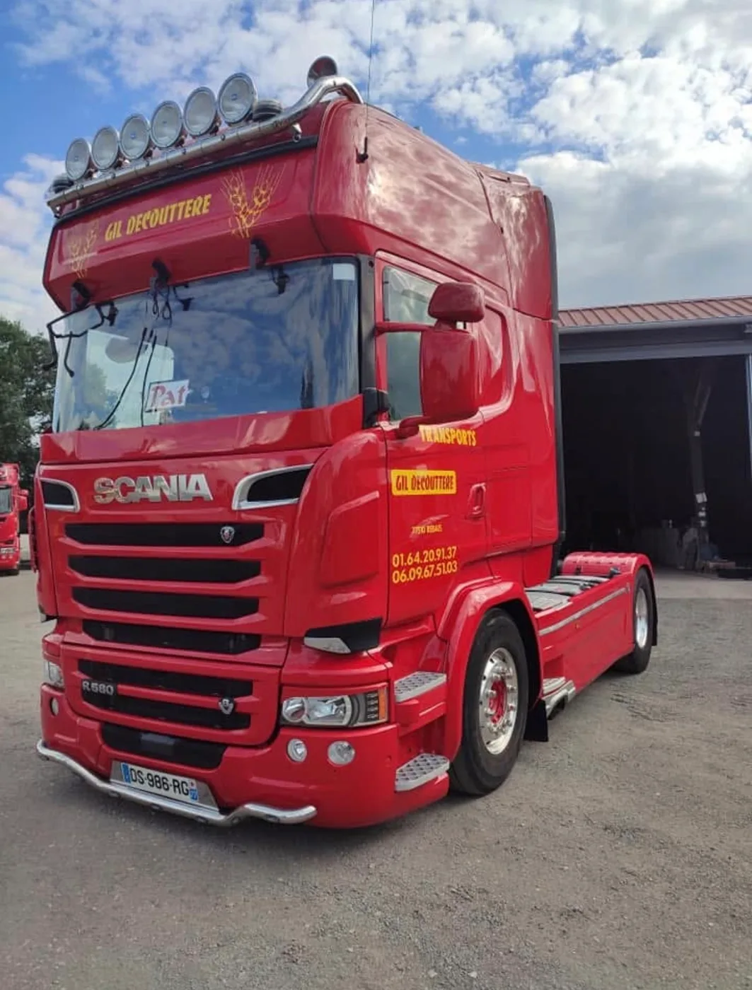 Scania R580 « Gil Decouttere » — Polissage complet