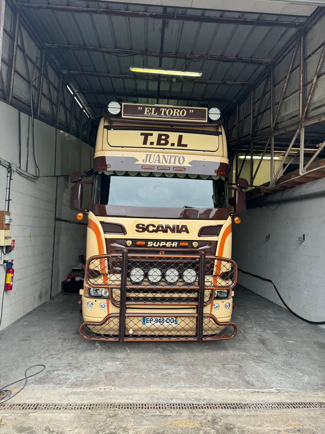 Scania « El Toro » — Polissage complet